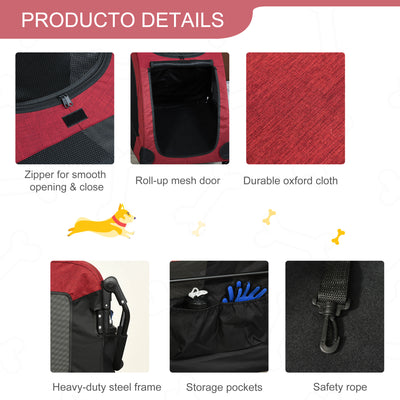 PawHut Pet Stroller Universal Wheel Medium Size Dogs