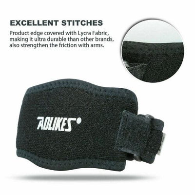 Tennis Elbow Brace Strap Tendonitis Golfers Gel Band Golf Pain Relief Support