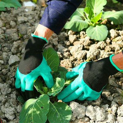 Garden Digging Gloves With Claws On Both Hands Waterproof For Gardening Planting