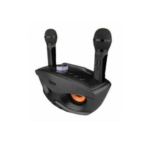 Bluetooth Family KTV Portable Speaker Smart Phone Karaoke with 2 Wireless Mic