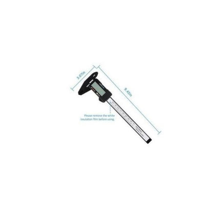 Digital Caliper Measuring Tool Large LCD Screen 0-6Inch/150mm Carbon Fiber Gauge