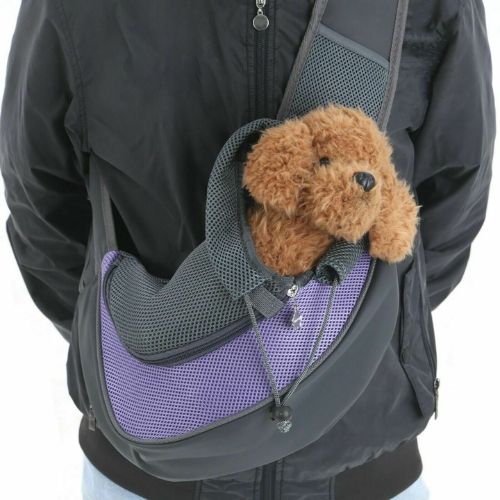New Pet Carrier Puppy Dog Cat Pouch Sling Mesh Outdoor Shoulder Chest Bag Back