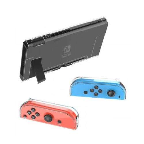 Nintendo Switch Case - Clear Protective Hard Shell Slim Dockable Joy-Con Cover