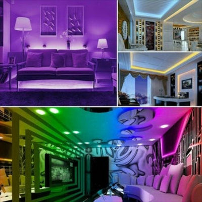 Led Strip Lights 32.8ft 10m RGB 5050 Warm White 18A 2.4G RGBW Strip Controller