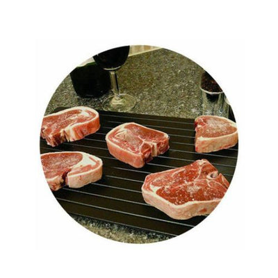 Magic Plate Defrosting Tray Safe Fast Food Thawing Frozen Meat Defrost Kitchen