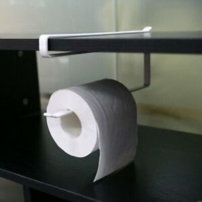 Roll Rack Holder Accessories Shelf Under Cabinet Paper Tissue Towel Held Hanger
