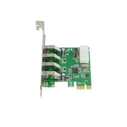 USB 3.0 PCI-E Card USB PCI Express HUB 4 Port Horizontal Connection
