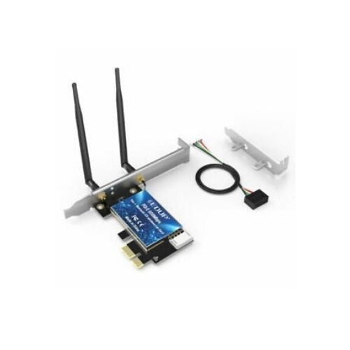 Dual Band AC 600M PCI-E Card Wireless Bluetooth Adapter Dongle Low Profile