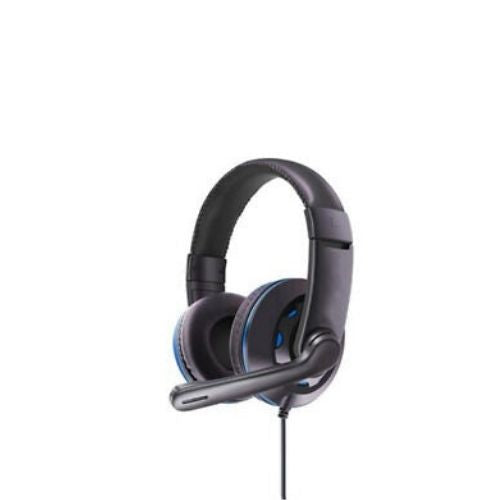 Gaming Headset Headphones Earphones Wired with PU Leather Ear Cover new