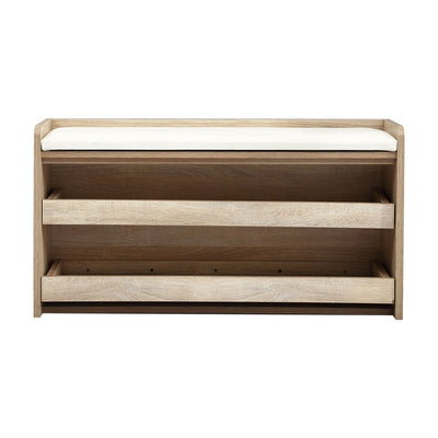 Rustic Entryway Storage Bench