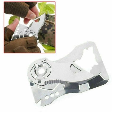 New Pocket Credit Card Knife Multi Tool 9 in 1 Outdoor Survival Camping Knife