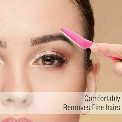 3X  Women Eyebrow Razor Trimmer Face Hair Removal Safety Shaper Shaver Tool CA