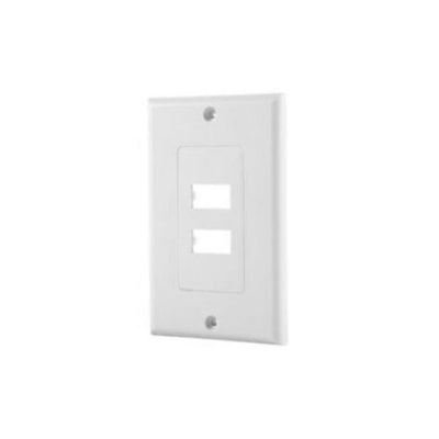 2 Port HDMI 1.4 A Female Wall Face Plate Panel Coupler Outlet Extender Socket