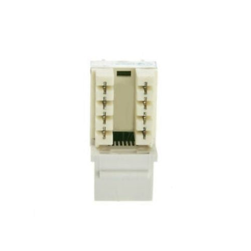 Cat 6 RJ45 8P8C Punchdown Keystone Modular Ethernet Snap-in Jack Network