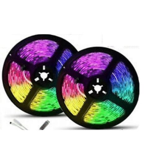 RGB LED STRIP LIGHTS (5/10/20M) IP65 5050 60LEDS/M 12V+44 KEY IR CONTROLLER CA🔥