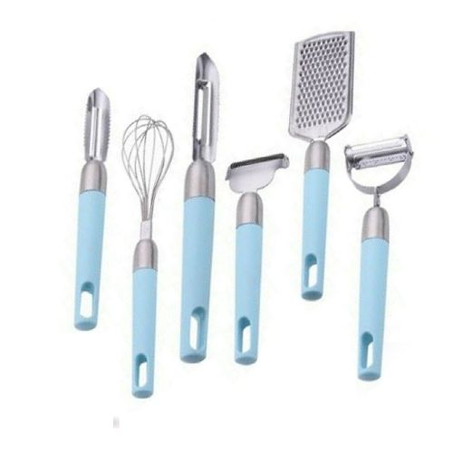 Silicone Cooking Utensils Heat Resistant Stainless Steel Heads Cooking set CA