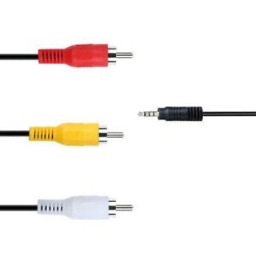 AUX Male 3.5mm to 3 RCA AV Audio Video Male Converter Cable TV Cord Adapter Wire