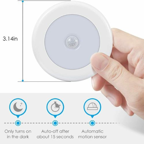 LED Wireless PIR Auto Motion Sensor Infrared Night Light Cabinet Stair Lamp CA