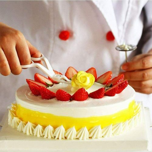 Flower Lifter Icing Fondant Cake Decorating Tool Scissor Clip Cream Transfer