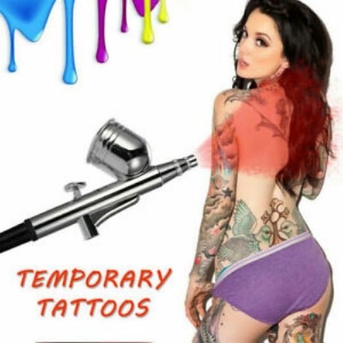 Portable Action Mini Air Compressor Airbrush Kit for Make up Art Painting Tattoo