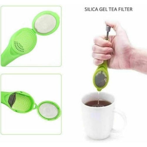 Tea Infuser Loose Tea Leaf Strainer Herbal Spice Silicone Filter Diffuser Tool
