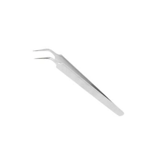 15cm Precision Stainless Steel Tweezers Curved Straight Forceps Hand Repair Tool