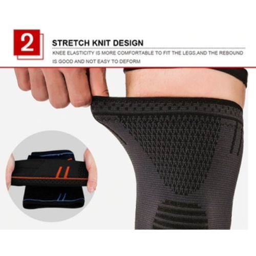 Sport Knee Support Leg Compression Support Knee pads Protector Running Sports CA