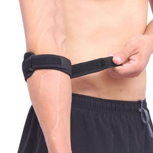 Adjustable Elbow Support Brace Tennis Compression Golf Strap Tendonitis Relief