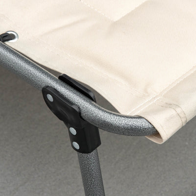 Folding Chaise Lounge Chair Reclining Chair w/ Adjustable Backrest