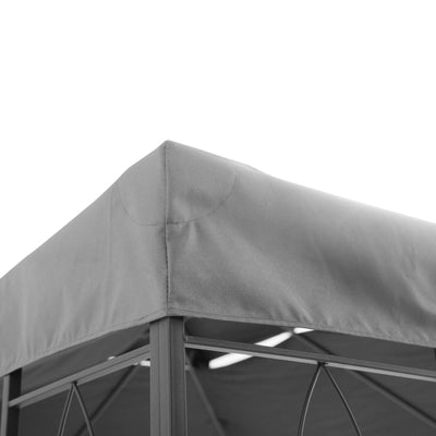 13&apos; x 10&apos; 2 Tier Gazebo Canopy Top Cover Replacement Garden Patio
