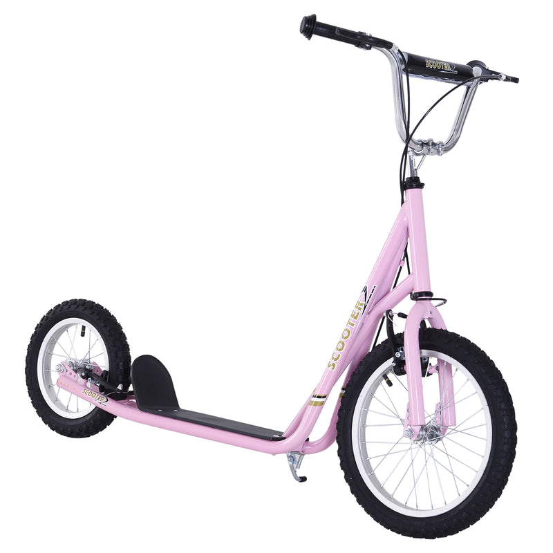 Adjustable Teen Kick Scooter Kids Ride On Stunt Street Bike 16&quot; Tire