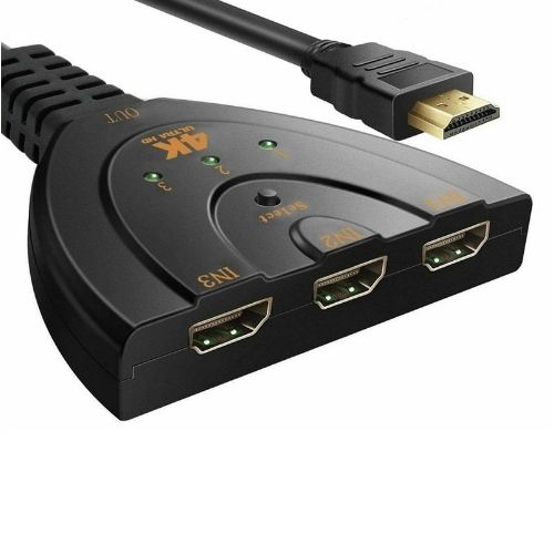 HDMI Splitter 3 Port HDMI Switch Switcher 3 in 1 Out 4K Hdmi Converter Adapter