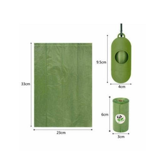Dog Poop Bags for Pet Waste Clean Up Refills on a Roll Garbage Dispenser Bag