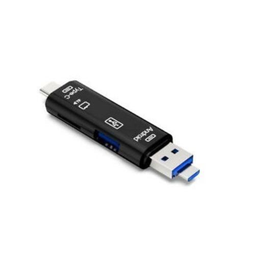 USB / USB Type C 3.1 / MicroUSB External Micro SD Card Reader OTG Adapter