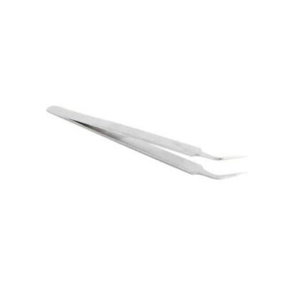 15cm Precision Stainless Steel Tweezers Curved Straight Forceps Hand Repair Tool