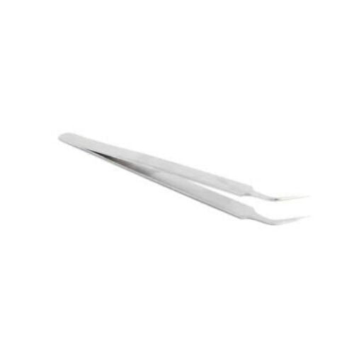 15cm Precision Stainless Steel Tweezers Curved Straight Forceps Hand Repair Tool