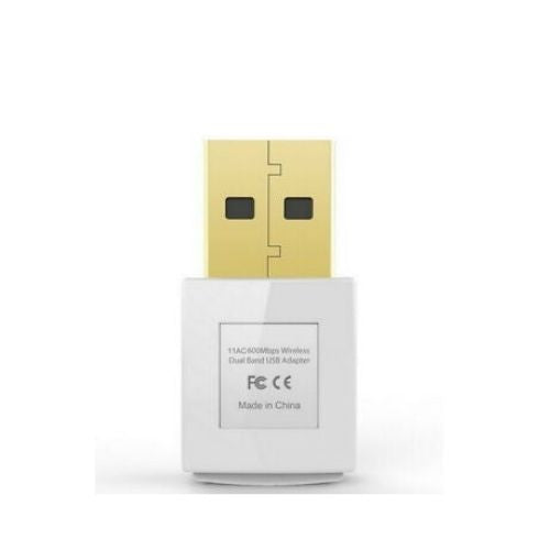 600Mbps Dual Band USB WIFI 802.11ac Adapter Network Card Nano