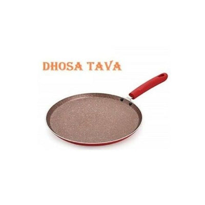 Kitchen Cookware Set Aluminum Dishwasher Safe Non Stick Induction- 4 Pcs- RED