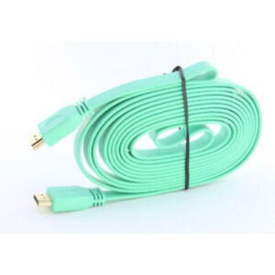 10Ft Flat Male to Male V1.4 HDMI Cable Cord for Audio Vedio HDTV TV 1080P