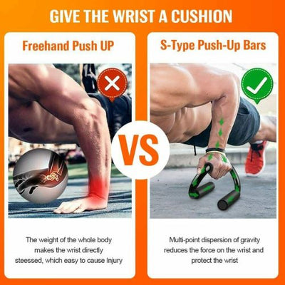 New Push Up Bars Exercise & Fitness Stands Strength Training Workout Equipment