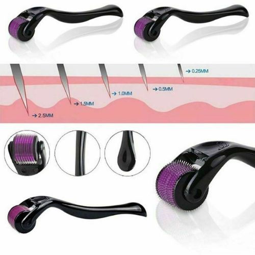 Derma Roller Cosmetic 0.5mm Microneedling 540Titanium Microdermabrasion Needles
