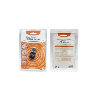 Wireless USB WiFi Adapter Mini Network Dongle 600Mbps Windows MAC Linux 2.4G/5G