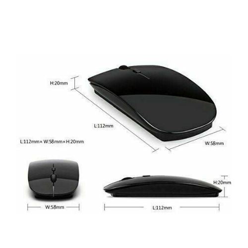USB Optical Wireless Mouse 2.4G Receiver Super Slim Mouse Computer PC Laptop