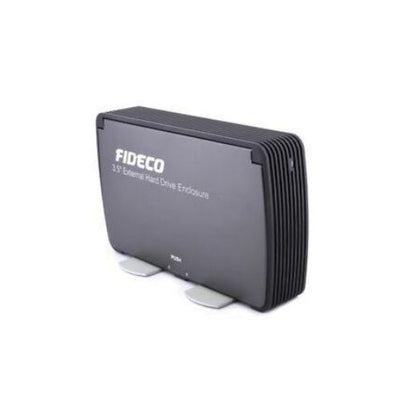 FIDECO USB 3.0 2.5 / 3.5 inch SATA Black Hard Drive Enclosure with Cooling Fan