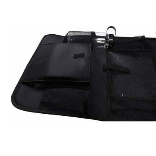 Foldable Car Back Seat Organizer Leather Storage Bag Table Tray Cup Holder iPad