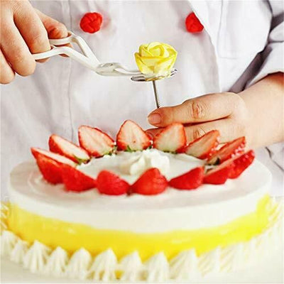 Flower Lifter Icing Fondant Cake Decorating Tool Scissor Clip Cream Transfer