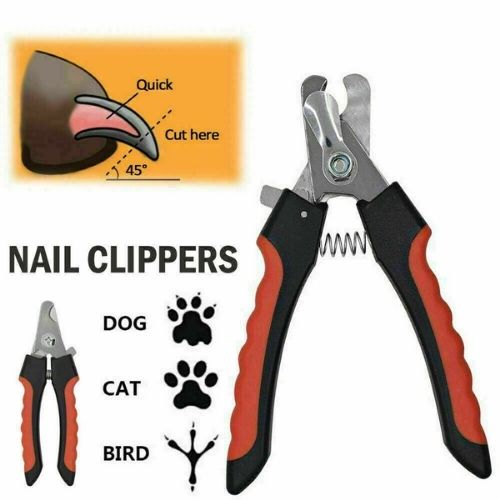 Dog Nail Cutter Clipper Claw & Nails Grinder Trimmer Grooming with Nail File