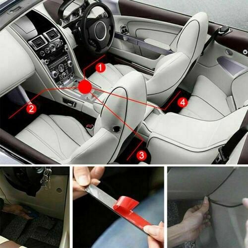 4pcs String RGB 48 LED Strip Under Car Underglow System Light Kit APP Control
