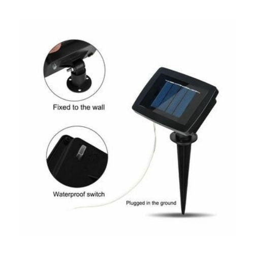 Solar Powered String Lights, 20 LED Clear Ball Waterproof Outdoor Lights, CA SLR