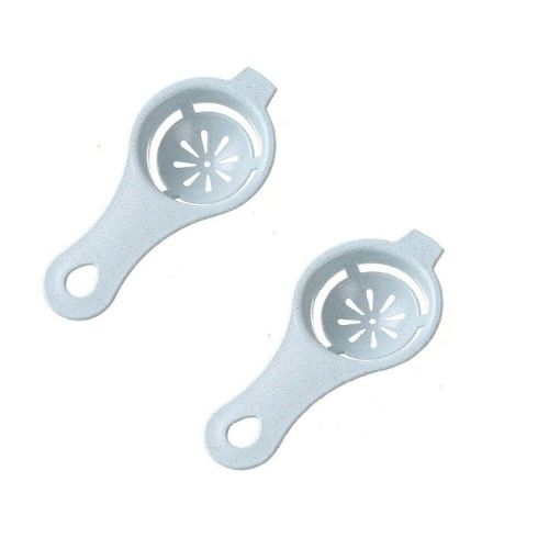 Blue Egg Yolk Separator Tool Easy Cooking White Sieve Plastic Kitchen Gadget